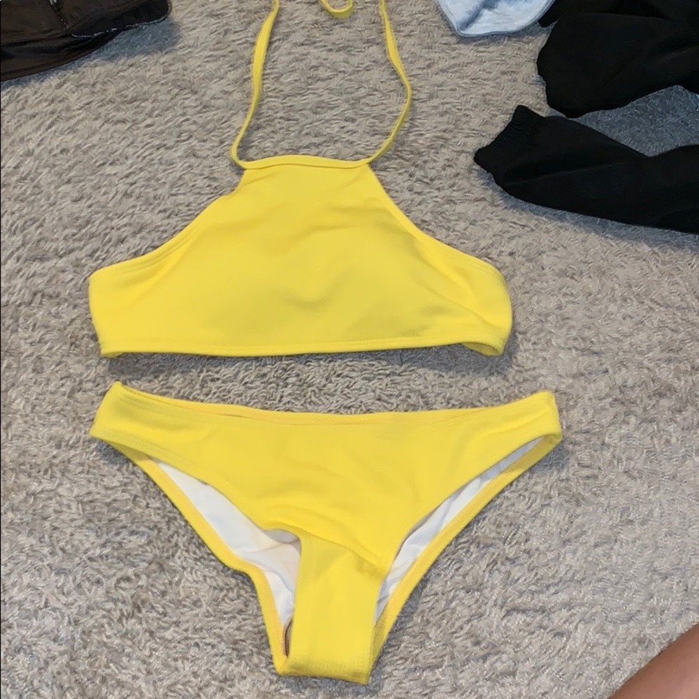 Yellow bikini NWOT